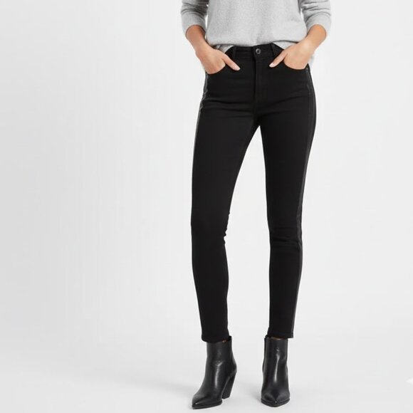 Joe's Jeans Black High Rise Skinny Ankle Jeans - Flawless, The Charlie Size 30 - Picture 1 of 8